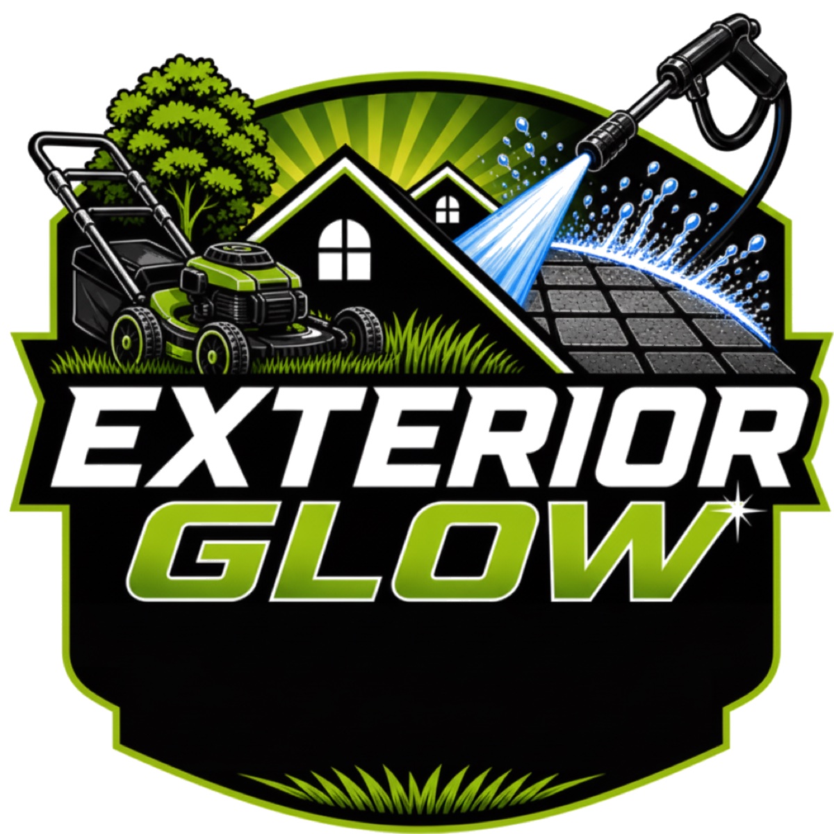 Exterior Glow Landscaping — logo